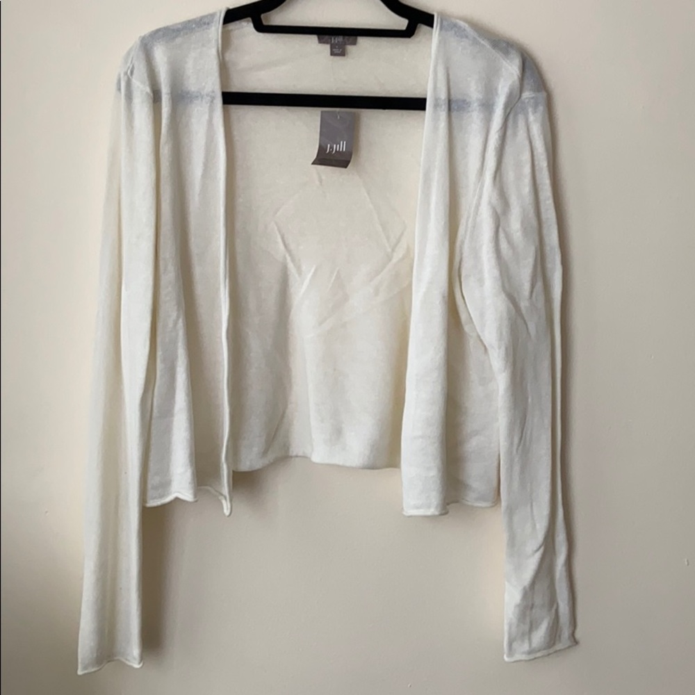 J Jill Longsleeve Off white Cardigan